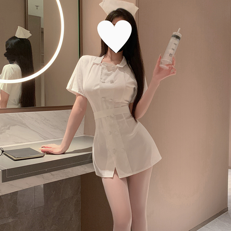 情趣诱惑装旗袍性感秘书制服床上护士纯欲睡衣女七夕约会肚兜内衣