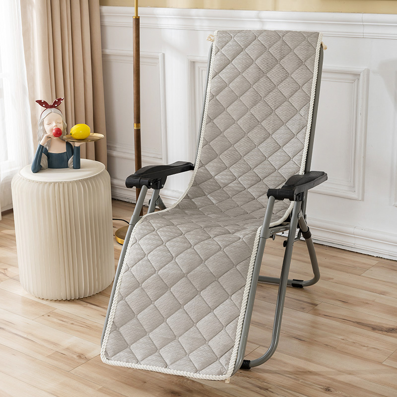 秋冬季加厚躺椅垫午睡折叠椅子坐垫靠背一体办公室午休折叠摇椅垫