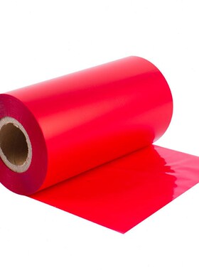 红色全树脂基碳带卷110x300m50 60 70 80 90 100热转印条码打印机