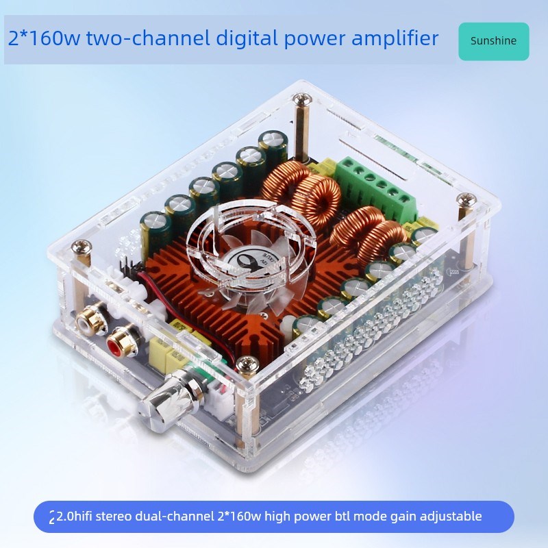 Tda7498E双通道2*160W数字功率放大器板立体声高保真支持Btl高功