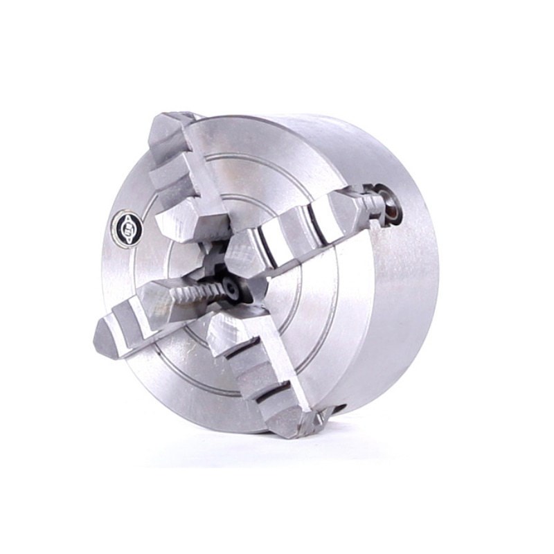 现货众环四爪单动卡盘k72-200呼和浩特爪四卡盘普通车床夹盘合金