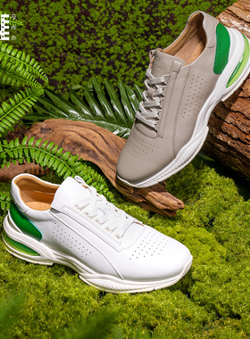 【男士商务休闲鞋】专柜2190【超能小太阳】MARTNIEL商场同款2031