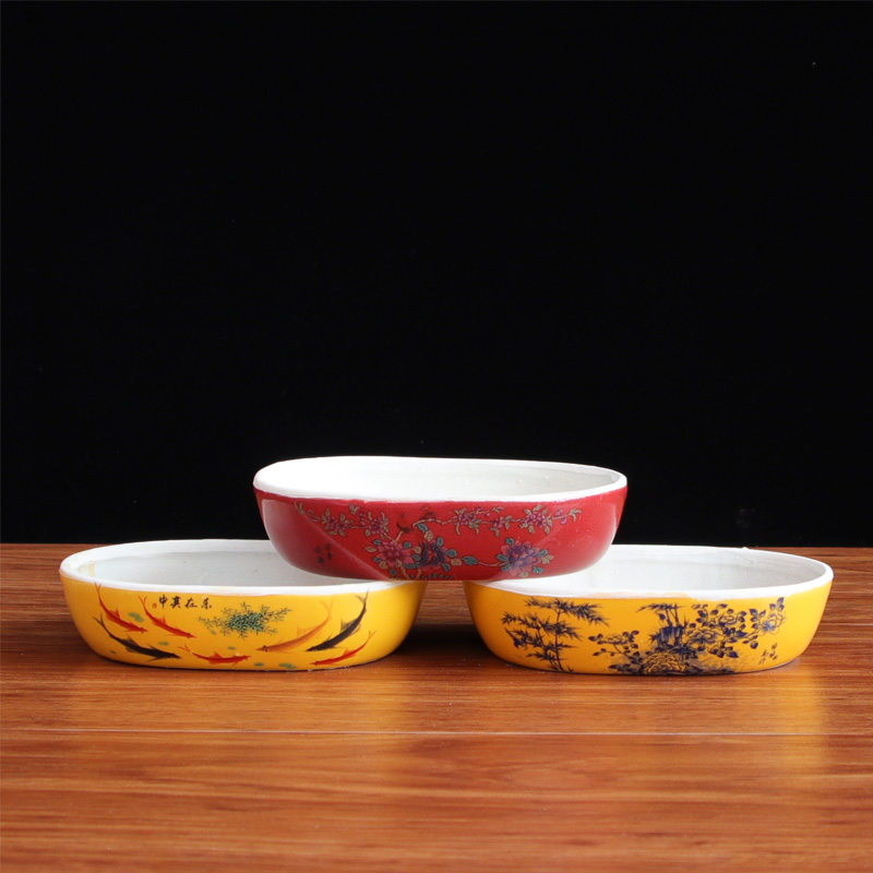 精品鸟用陶瓷洗澡盒靛颏/绣眼/文鸟/玉鸟洗澡盆鸟笼配件用品包邮