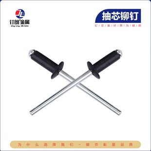 拉钉黑帽拉铆钉M3.2M 甄选铝铁烤漆抽芯铆钉黑色开口型圆头拉铆钉