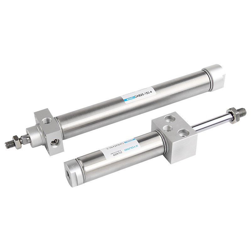 DAB20X100-2方头不锈钢迷你气缸DAB20X50-4固定型气缸DAB20X75-2