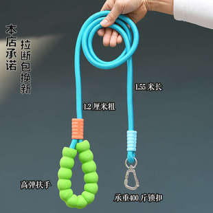 狗链狗牵引绳中大型犬遛狗绳拉布拉多金毛哈士奇遛狗链子加粗加锁