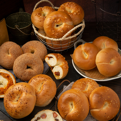 卡布罗森咸口开胃贝果代餐面包