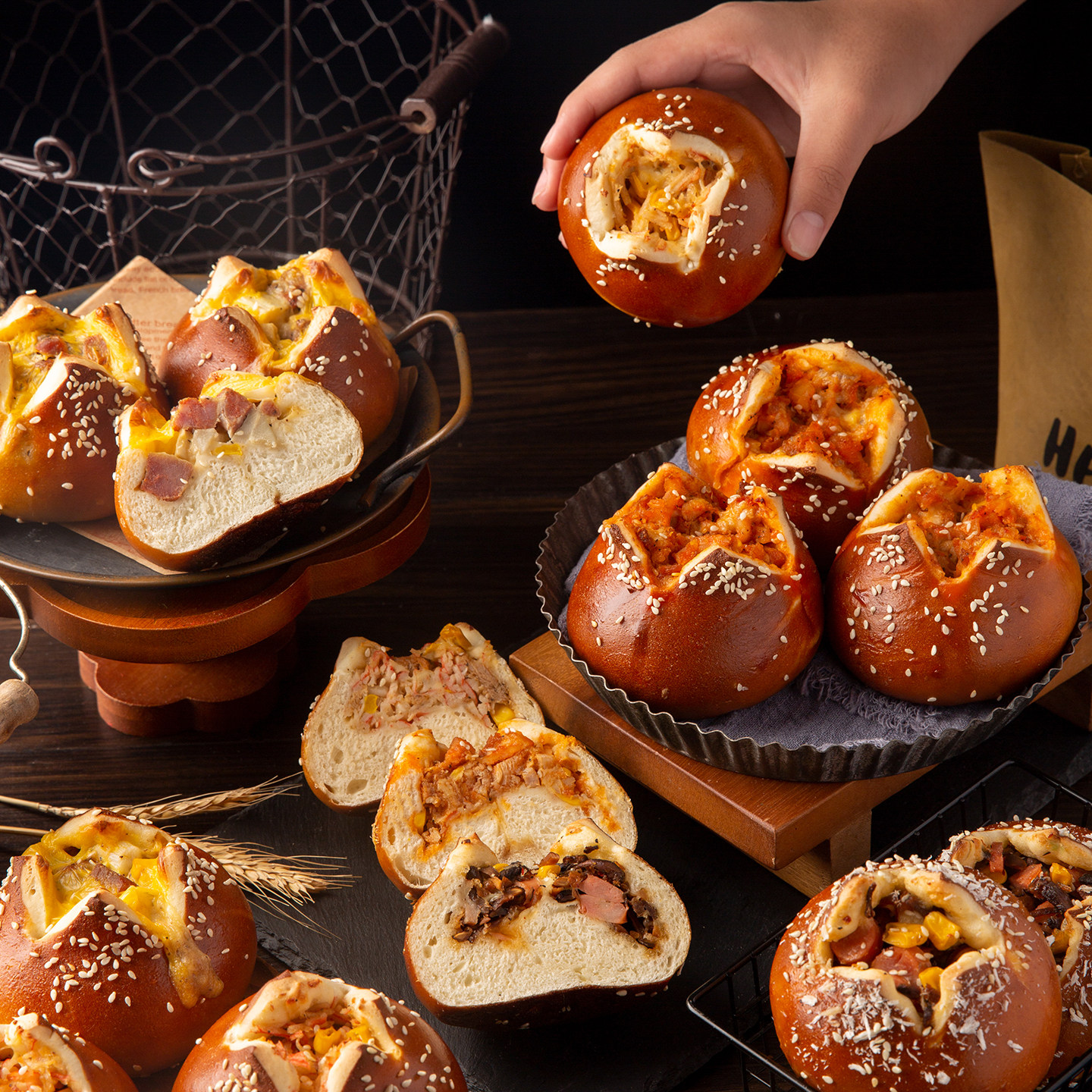 卡布罗森多口味咸口碱水开胃面包饱腹强早餐办公健身代餐零食,零食/坚果/特产,欧式面包,淘宝优惠券,粉丝福利购,淘宝优惠卷