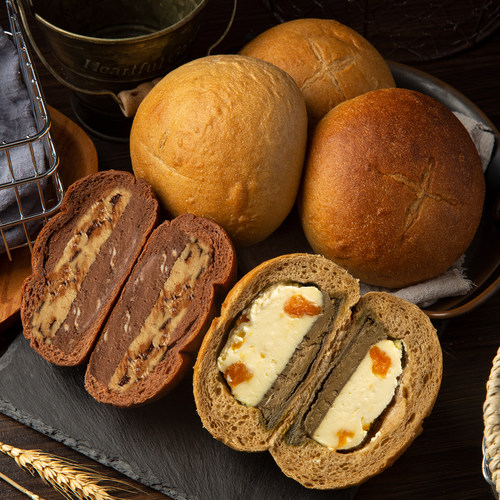 卡布罗森焙茶杏子米欧包