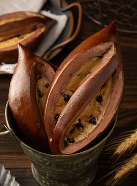 卡布罗森黑巧咖啡碱水饱腹强早餐代餐健身代餐零食手作面包！