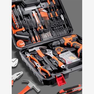 家用工具箱多功能电钻五金维修大全家庭电工全套组合车载 工具套装