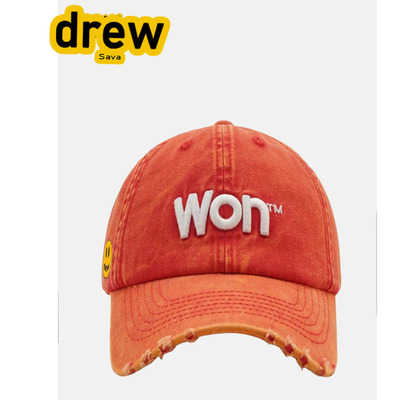 DrewSav笑脸百搭棒球帽男