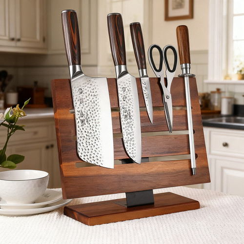 厨房高颜值【实木磁性刀架】