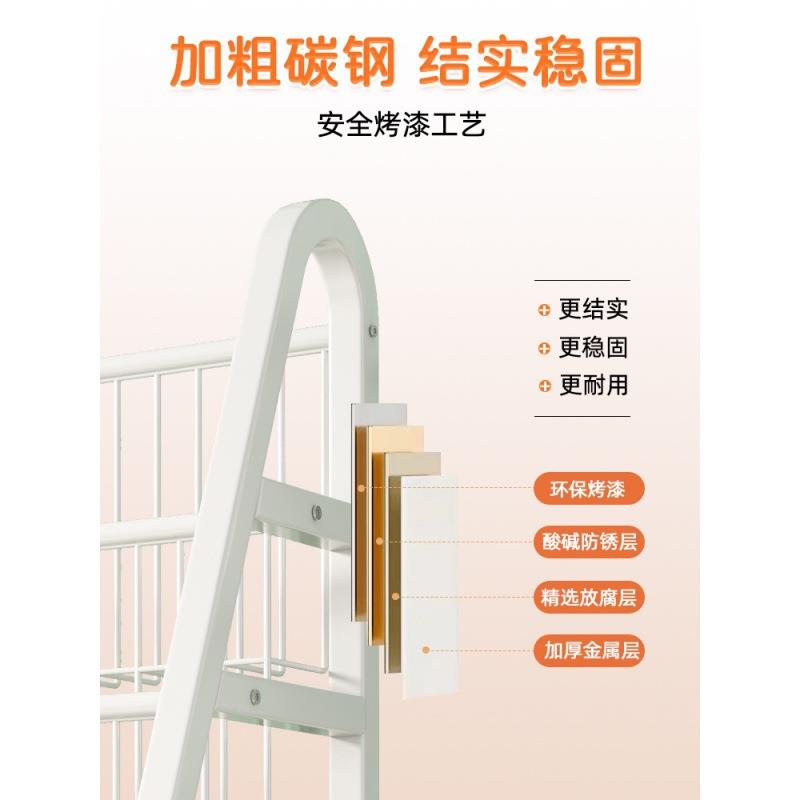 书架儿童绘本架家用宝宝小型书柜简易移动多层置物架落地玩具收纳