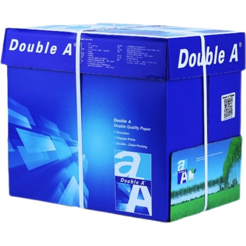 DoubleA a4打印纸进口70g整箱打印用纸公用纸80克加厚整箱5包装