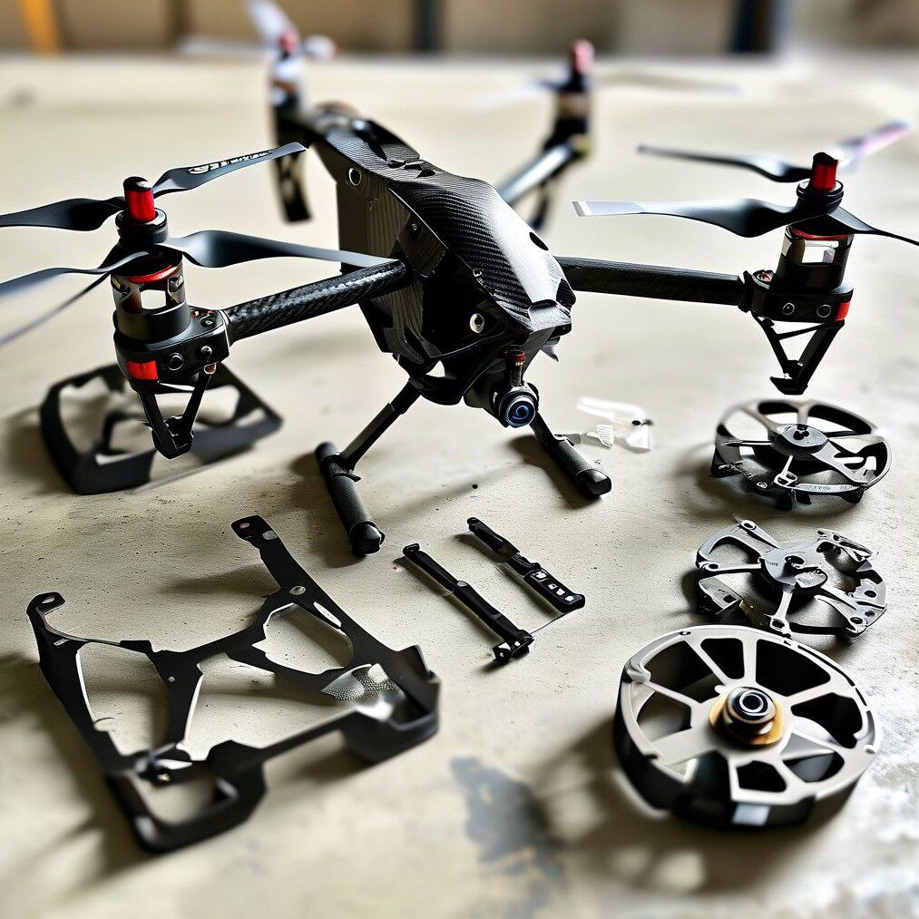 fr4碳纤维飞行器绝缘配件穿越机玻纤板阻燃V0防炸鸡支架fpv飞控板