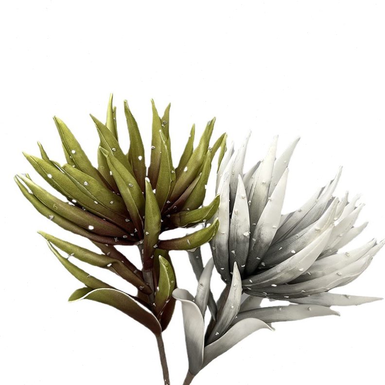 EVA千叶芦荟 仿真花家居装饰家居摆件样板房花艺婚庆道具泡沫大花
