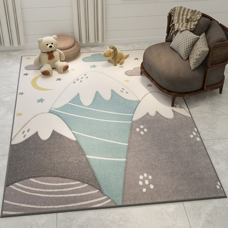 儿童地毯电脑椅子防滑地垫阅读区书房书桌学习桌客厅卧室床边垫子,居家布艺,家用脚垫,淘宝优惠券,粉丝福利购,淘宝优惠卷