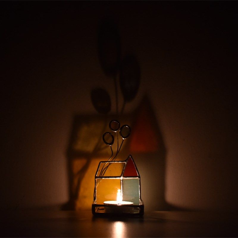 手工摆件玻璃mini软装氛围感气球小屋烛台车载桌面生日礼物,家居饰品,装饰摆件,淘宝优惠券,粉丝福利购,淘宝优惠卷