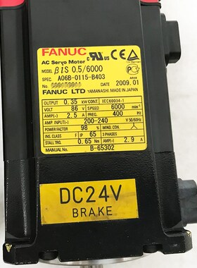 A06B-0116-B503 A06B-0115-B403发那科原装小电机拆机便宜出