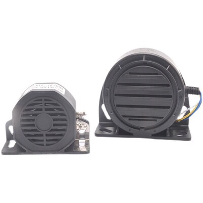防水倒车喇叭真人语音转向蜂鸣器12V24V80NV货车叉车铲车工程机械