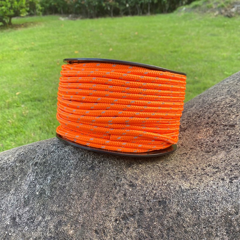 6MM*50M户外反光防风绳帐篷固定天幕防风拉绳 野营捆绑户外晾衣
