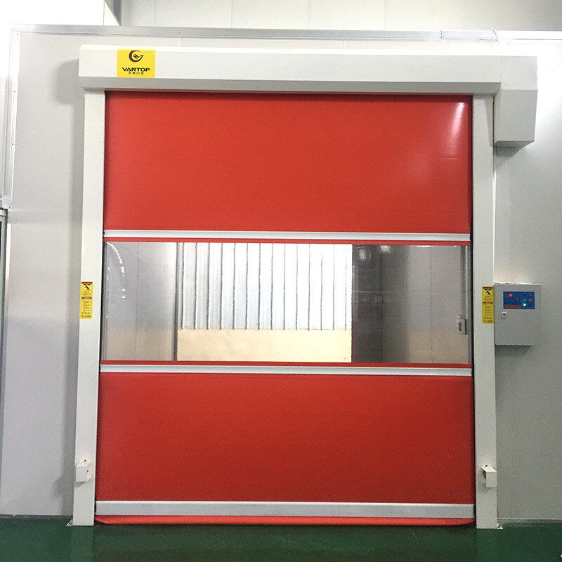 定制快速电动卷帘门仓库工业门保温车间通道自动感应pvc快速门