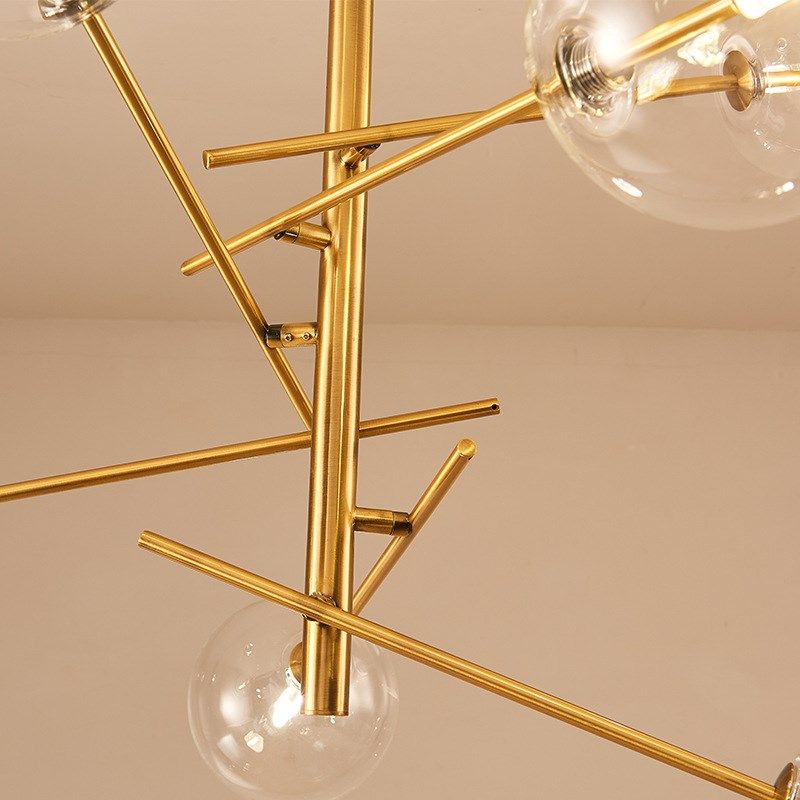 中山灯具客厅灯吊灯创意美式田园餐厅铁艺玻璃圆球魔豆吊灯,家装灯饰光源,客厅吊灯,淘宝优惠券,粉丝福利购,淘宝优惠卷