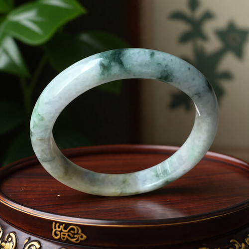 天然缅甸翡翠手镯a货63mm