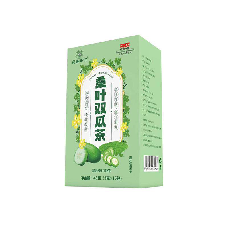 桑叶双瓜茶45g 苦瓜冬瓜皮养生茶代用茶三角包袋泡茶盒装包邮现货
