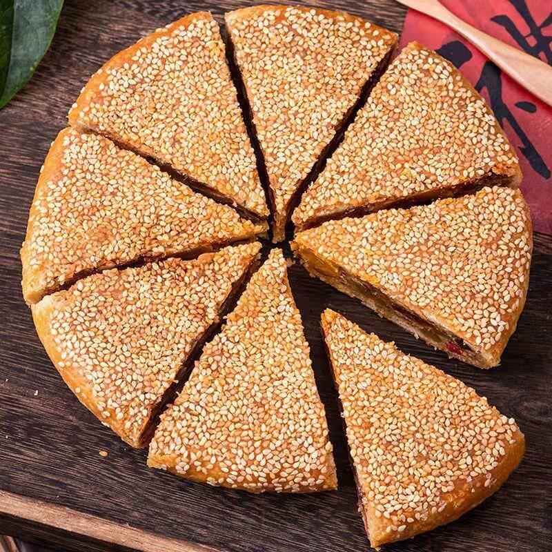 柴火月饼正宗湖南会同堡子脚纯手工月饼老式坚果五仁蛋黄味大月饼