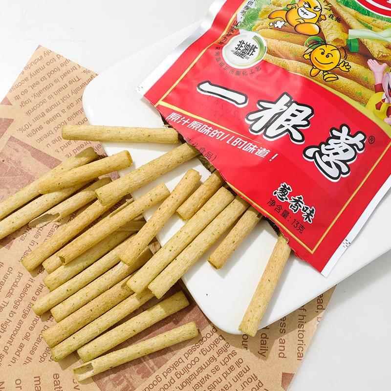 一根葱香葱味8090后怀旧网红食品童年特产小吃散装膨化薯条小零食