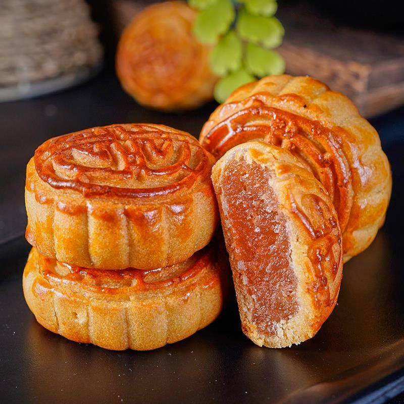 5斤广式水果月饼100枚多口味水果味馅料小月饼零食散装整箱价