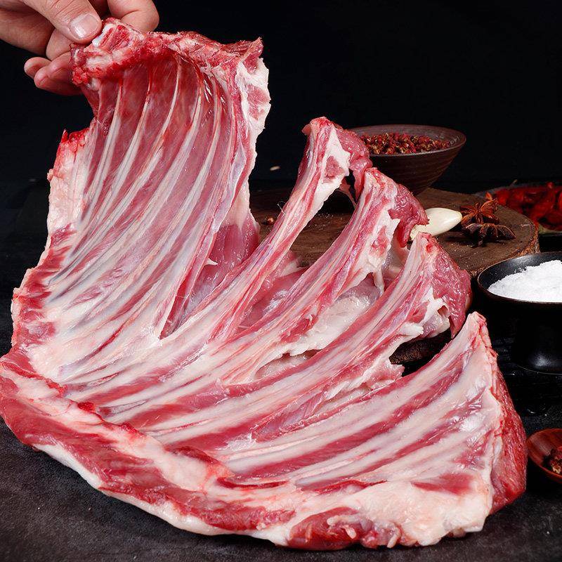 新品新鲜羊排牛排骨5斤生羊肉冷冻手抓羊肉牛仔骨生牛肉食材年货