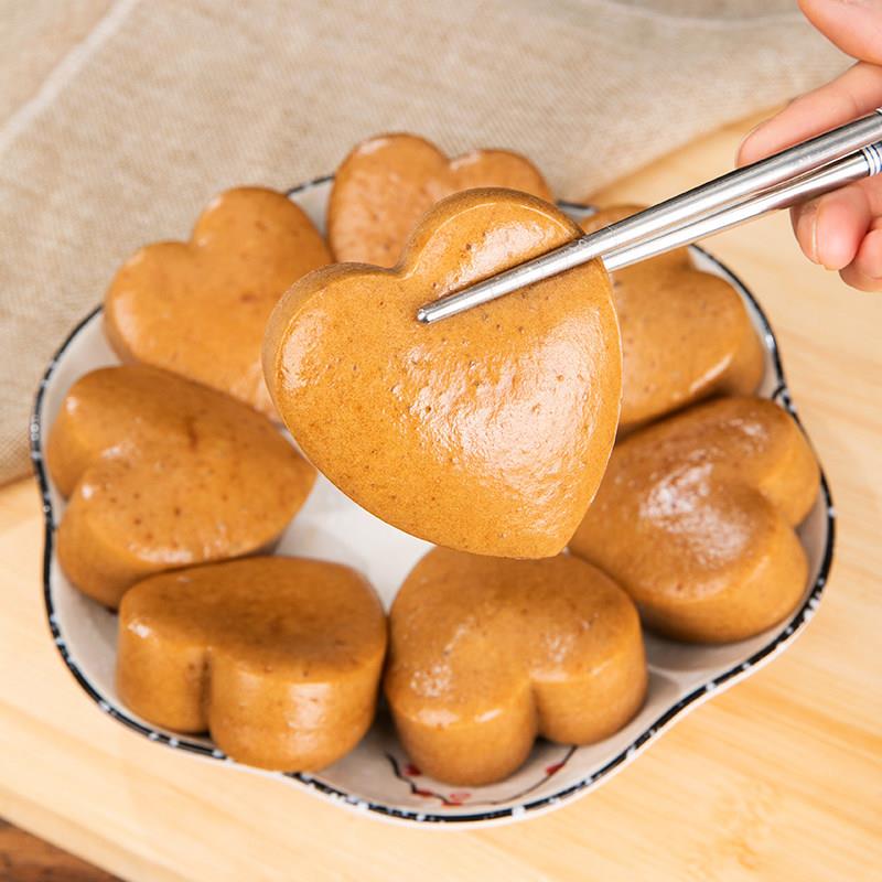 新品红糖糕爱心糕点早餐小点心食用传统工艺软糯营养美味【顺丰包