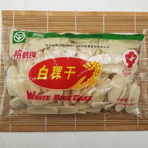 榕鹤白粿干400g福州特产手工制作软糯爽口米粿切片年糕片白果粿干