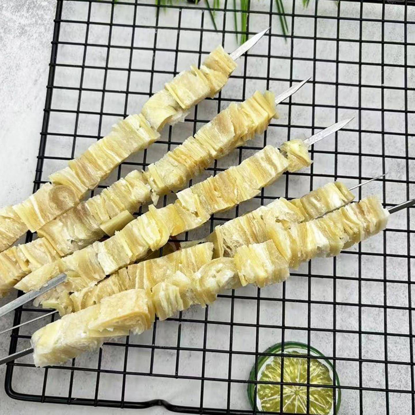 新品铁签千层筋串牛腩筋串商用冷冻半成品牛杂牛肉牛筋串烧烤食材
