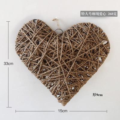 新品简约立体手工藤编挂件