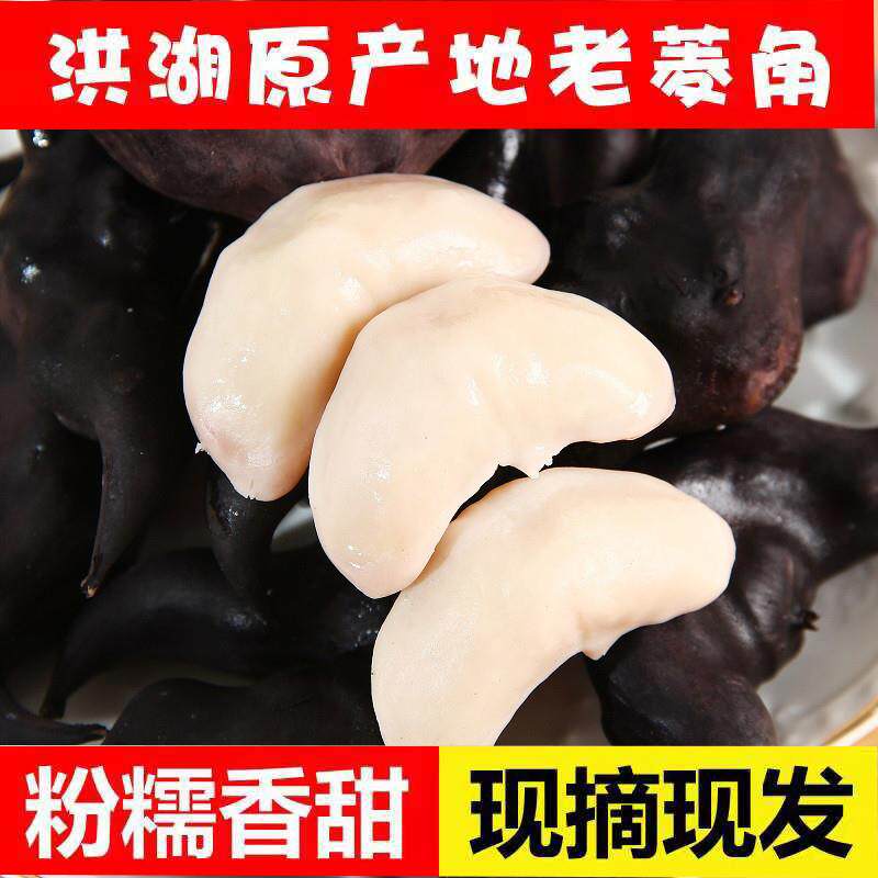 新鲜老菱角湖北特产粉糯零