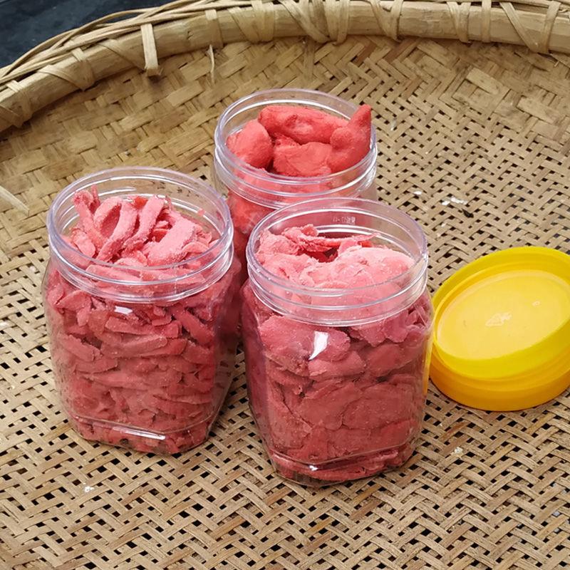 湖南特产红姜瓶装开胃咸甜红姜片红姜丝红姜坨生吃盐姜泡茶250克