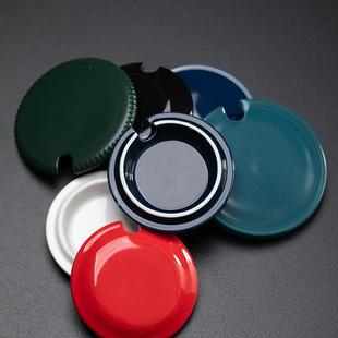 推荐星巴马克咖啡个人杯盖子单卖配件亮光深蓝孔雀蓝1个装一个的