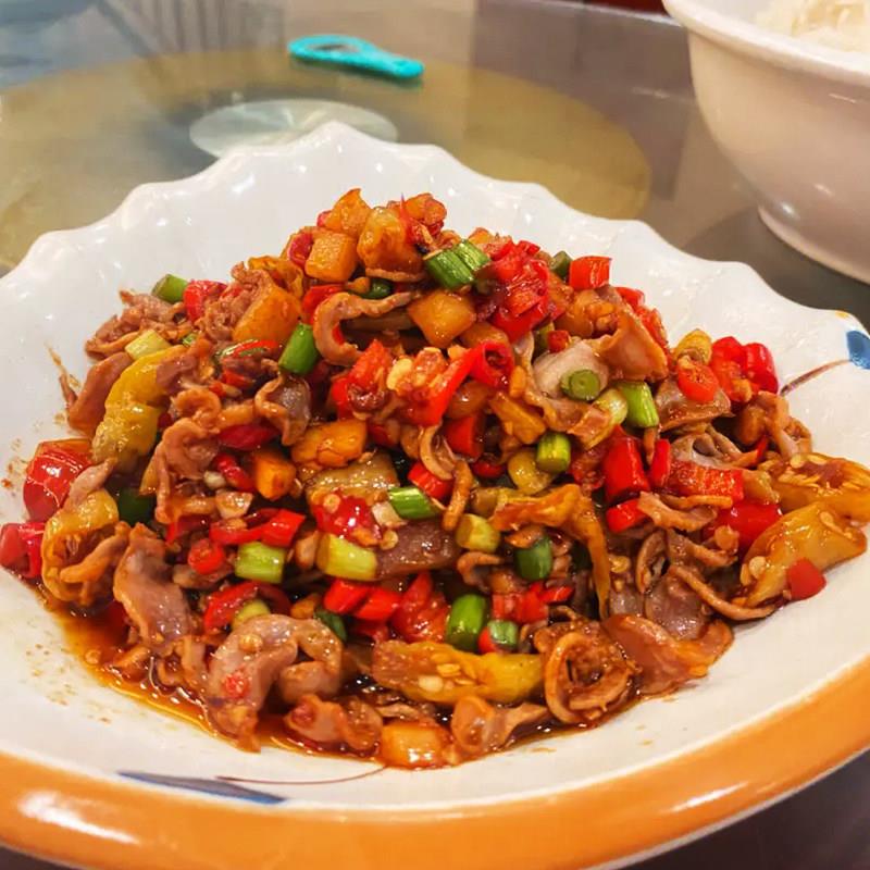 新品酸辣鸡杂商用冷冻半成品重庆泡椒鸡心鸡胗鸡肠鸡肚预制菜浇头