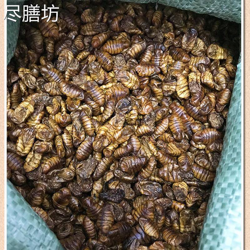 蚕蛹干纯干蚕蛹饲料级蚕蛹鱼饵鸟食买5斤起包邮龙虾饲料蚕蛹打窝