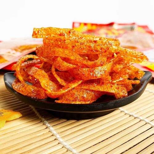 湖南麻辣零食 kk星辣条德建超辣变态辣辣片怀旧校园面筋小吃