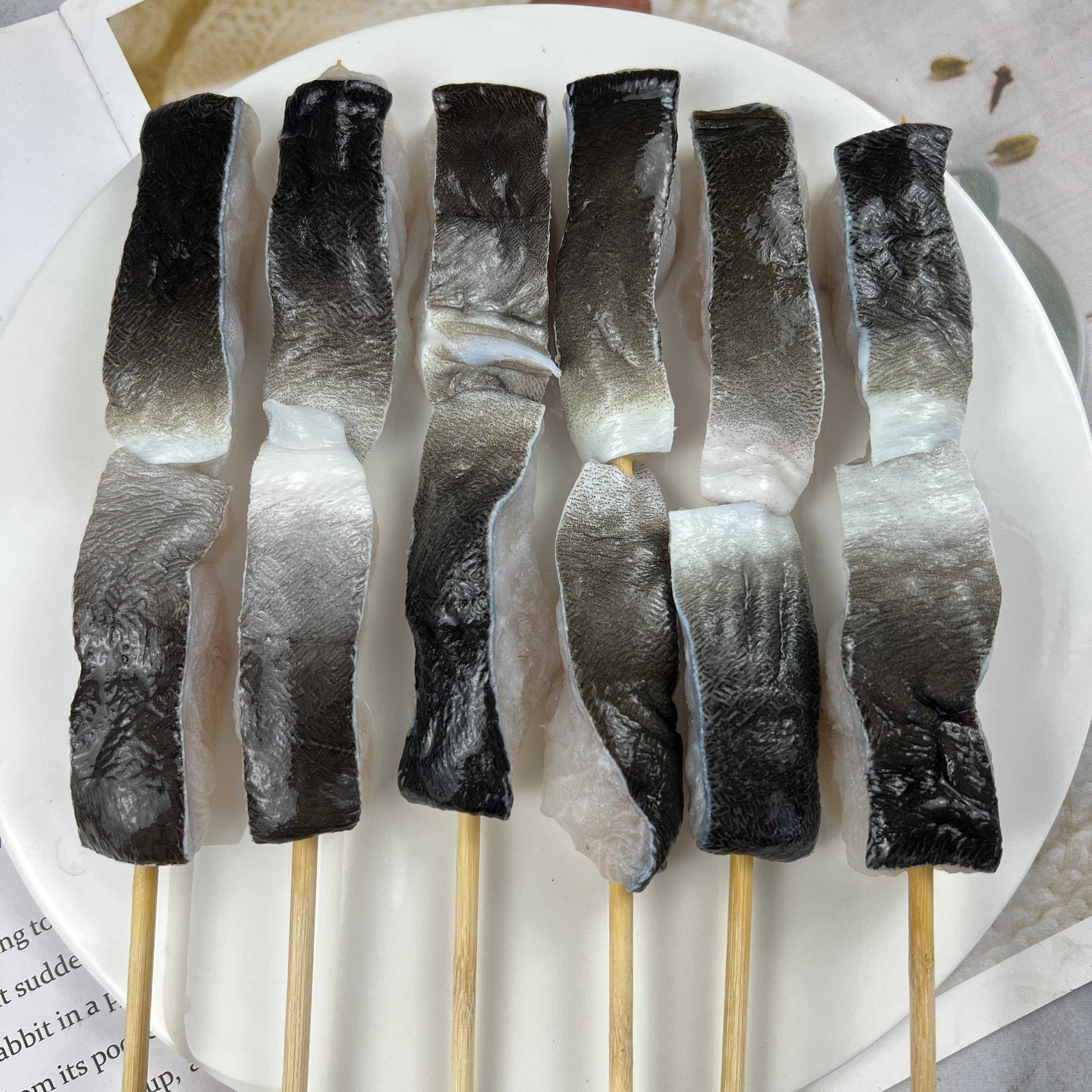 新品日式鳗鱼串新鲜烧烤食材海鲜串海鳗鱼片串油炸小吃冷冻半成品