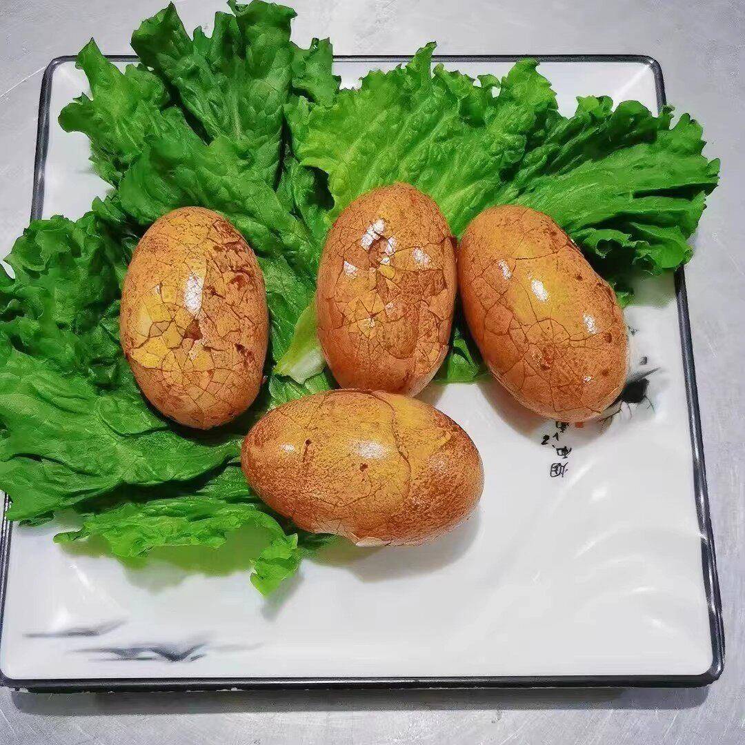 东北风味特色美食五香卤味烤鹅蛋先卤后烤开袋即食熟食零食入味