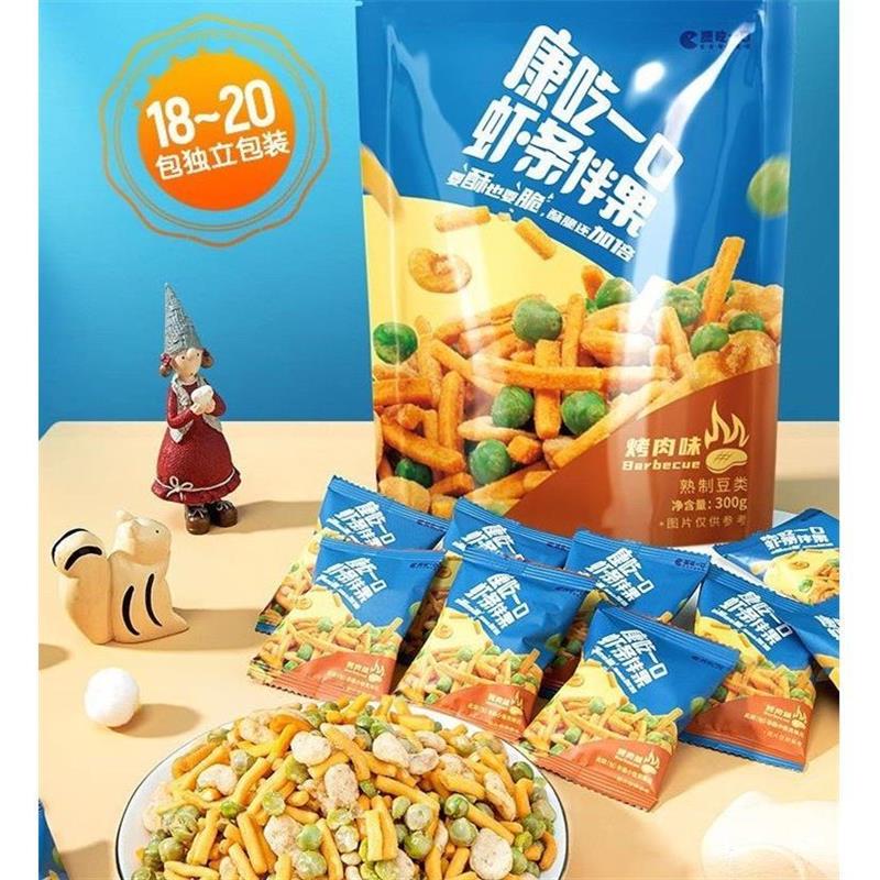 康吃一口虾条伴果烤肉味休