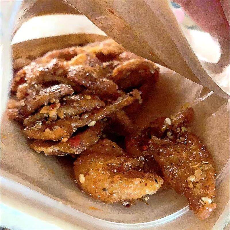甜辣素鸡翅手工辣条烤鸭麻