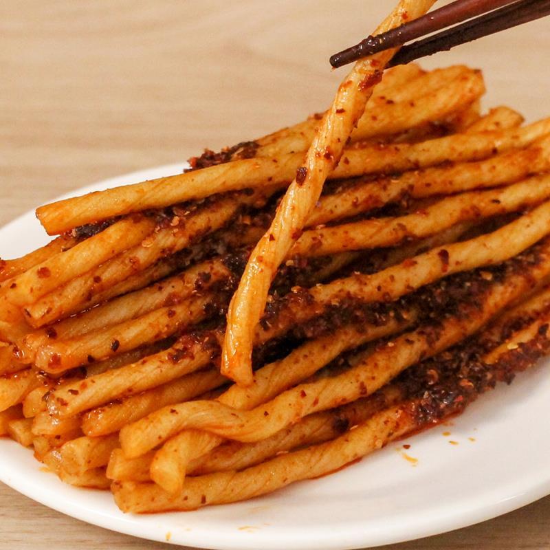 双凤辣条熟食贵州特产牛板筋208g素龙面筋童年经典麻辣小吃零食