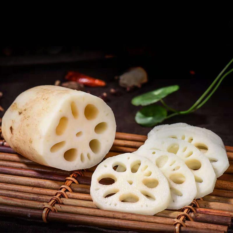 新品新鲜清水脆莲藕片真空10斤装凉拌菜火锅麻辣烫串串香烧烤商用